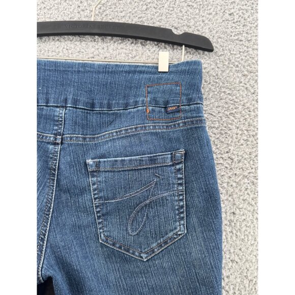 Jag Jeans Womens Pull-On Stretch Denim Jeans Size 8P - Picture 6 of 9
